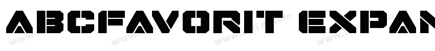 abcfavorit expanded字体转换